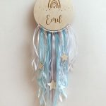 Dream catcher with name and rainbow