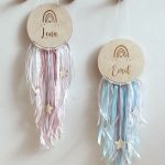 Dream catcher with name and rainbow 4
